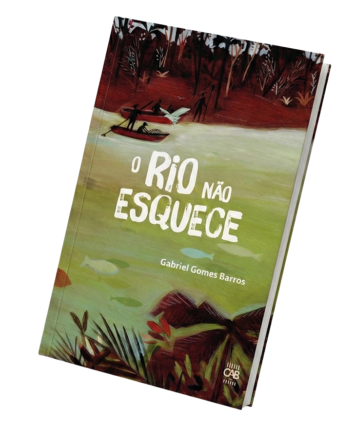 Mockup do livro O Rio Não Esquece